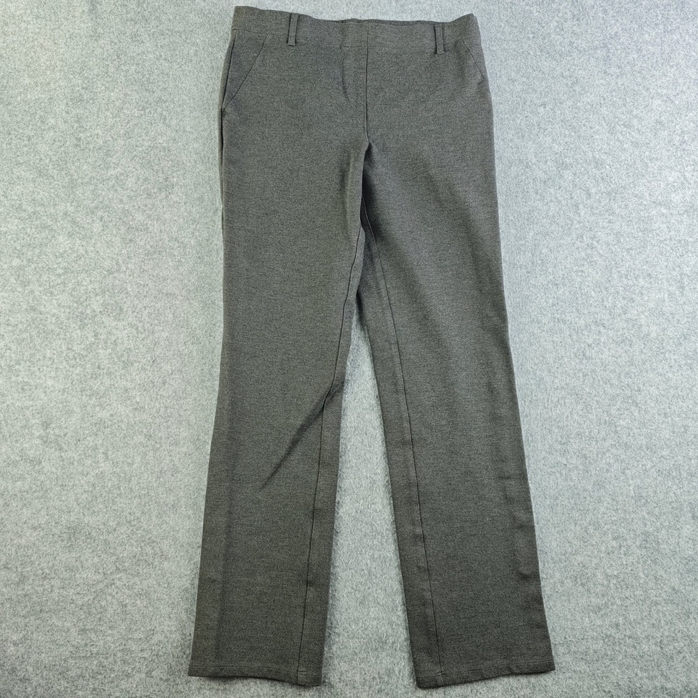 Quince Ultra-Stretch 24/7 Straight Leg Pants Womens Small Charcoal Gray Workwear
